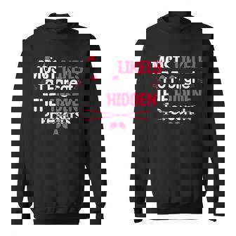 Most Likely To Forget The Hidden Presents Family Christmas V2 Men Women Sweatshirt Graphic Print Unisex - Thegiftio UK