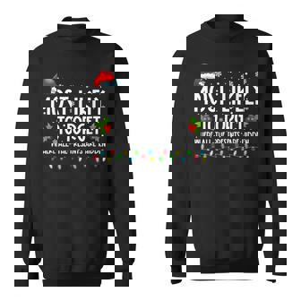 Most Likely To Forget Where All The Presents Are Hidden Xmas V8 Men Women Sweatshirt Graphic Print Unisex - Thegiftio UK