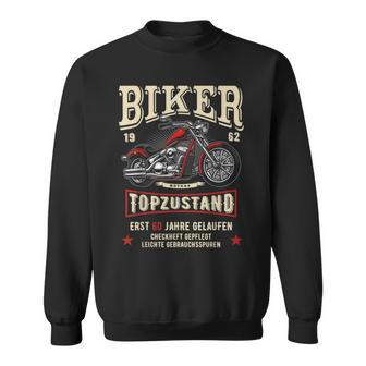 Motorrad Chopper 1962 Sweatshirt für Herren zum 60. Geburtstag, Biker-Stil - Seseable