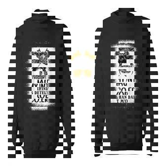 My Aunt Is Definitely Cooler Than My Dad Girls Niece Nephew Sweatshirt - Thegiftio