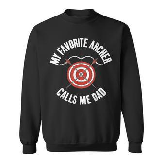 My Favorite Archer Calls Me Dad Bowhunting Archery Child  Sweatshirt