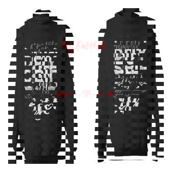 My Favorite Deputy Sheriff Calls Me Sister Sheriffs Sister Sweatshirt | Mazezy