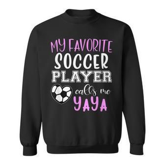 My Favorite Soccer Player Call Me Yaya Sweatshirt | Mazezy
