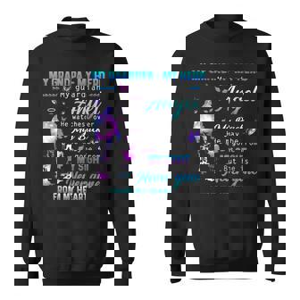 My Grandpa My Hero My Guardian Angel He Watches Sweatshirt | Mazezy