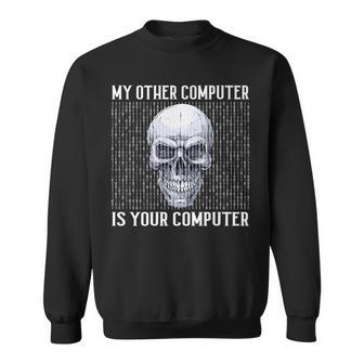 My Other Computer Is Your Computer It Analyst Cyber Hacker Sweatshirt - Seseable