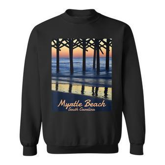 Myrtle Beach - South Carolina - Aesthetic Design - Classic Sweatshirt | Mazezy