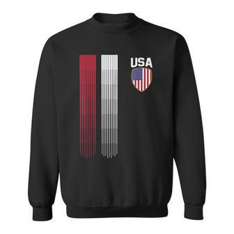 National America Flag Usa American Football Fan Soccer Team Men Women Sweatshirt Graphic Print Unisex - Thegiftio UK