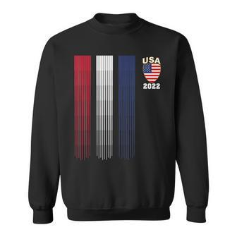 National America Flag Usa American Football Fan Soccer Team V2 Men Women Sweatshirt Graphic Print Unisex - Thegiftio UK
