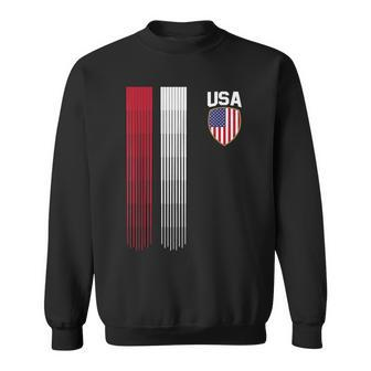 National America Flag Usa American Football Fan Soccer Team V3 Men Women Sweatshirt Graphic Print Unisex - Thegiftio UK