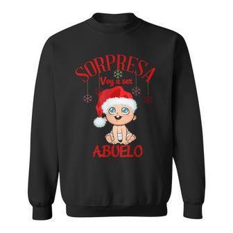 Navidad Funny SorpresaVoy A Ser Abuelo-Pregnancy Men Women Sweatshirt Graphic Print Unisex - Seseable