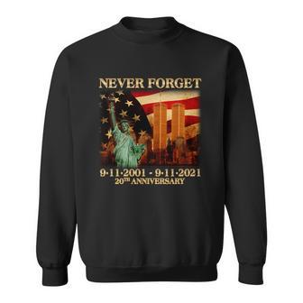 Never Forget September 11 911 20Th Anniversary Men Women Sweatshirt Graphic Print Unisex - Thegiftio UK