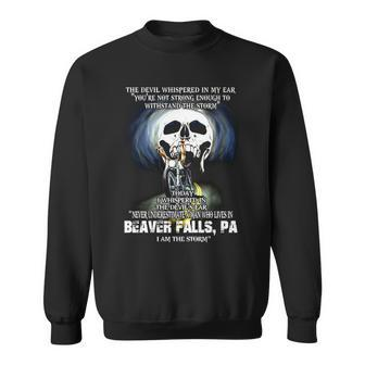 Never Underestimate A Beaver Falls Pa Man Sweatshirt - Seseable