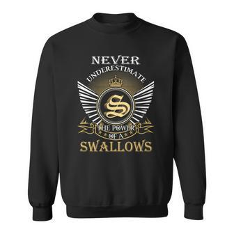 Never Underestimate The Power Of A Swallows Sweatshirt - Seseable