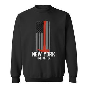 New York Fire Police Department Firefighters Firemen Sweatshirt - Seseable