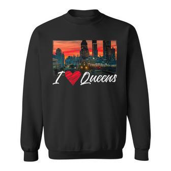 New York Queens Lover I Love Queens Queens Native Queens Sweatshirt | Mazezy