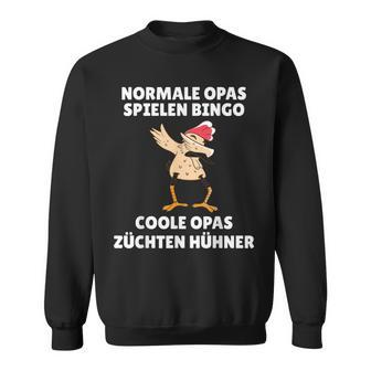 Normale Opas Spielen Bingo Coole Opas Züchten Hühner Sweatshirt - Seseable