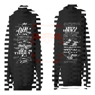 Odonnell Blood Runs Through My Veins Family Name Vintage Sweatshirt - Thegiftio