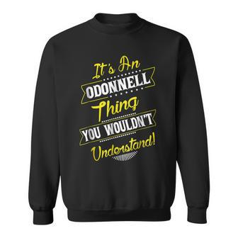 Odonnell Thing Family Name Reunion Surname Tree T Sweatshirt - Seseable