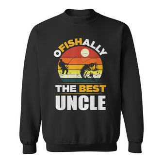 Ofishally The Best Uncle Fishing Uncle Sweatshirt | Mazezy