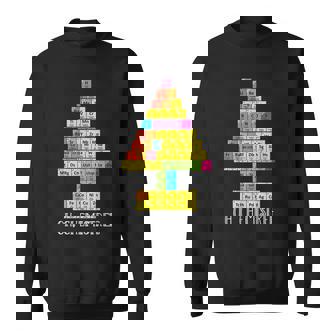 Oh Chemistree Christmas Chemistry Science Periodic Table Pj Men Women Sweatshirt Graphic Print Unisex - Thegiftio