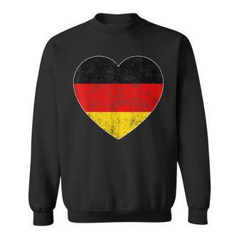 Oktoberfest German Flag Heart Germany Gift Mens Womens Cute Men Women Sweatshirt Graphic Print Unisex - Thegiftio UK