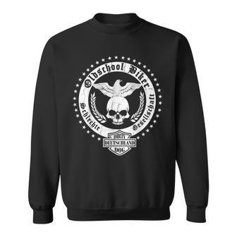 Oldschool Biker Bad Society Sweatshirt - Seseable