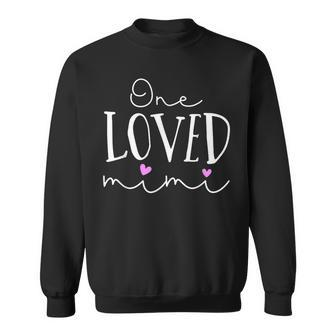 One Loved Mimi Valentine Mimi Is My Valentine Sweatshirt - Seseable