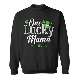 One Lucky Mama St Patricks Day Leprechaun Sweatshirt - Seseable