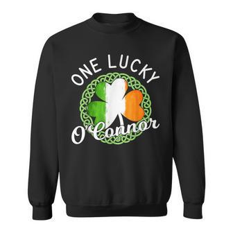 One Lucky Oconnor Irish Family Name Sweatshirt - Seseable