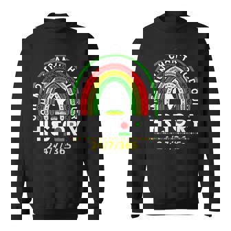 One Month Cant Hold Our History Black History Month African Sweatshirt - Seseable