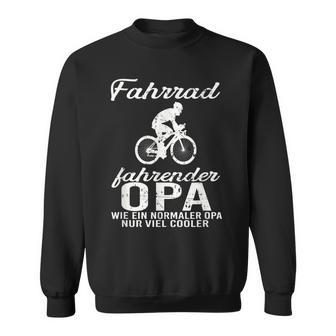 Opa auf Fahrrad Sweatshirt, Cool für Radfahrende Großväter - Seseable