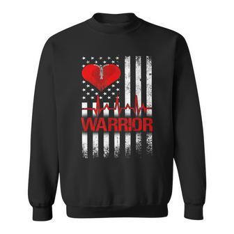 Open Heart Surgery Warrior Gift For Heart Patients Survivor Sweatshirt | Mazezy