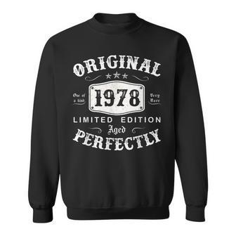 Original 1978 Limited Edition 45 Year Old Birthday Gifts Sweatshirt | Mazezy
