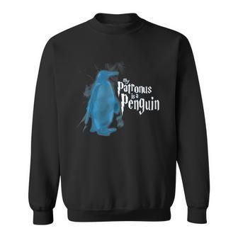 Original My Patronus Is A Penguin Halloween Costume Wizard Shirt Men Women Sweatshirt Graphic Print Unisex - Thegiftio UK