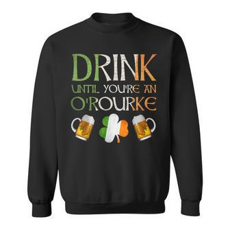 Orourke Family Name Gift For Proud Irish From Ireland Sweatshirt - Seseable