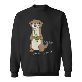 Otter Pop Sweatshirt - Seseable