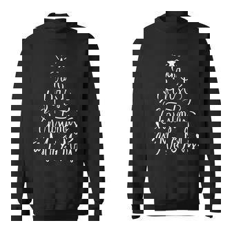 Our First Christmas As Mr & Mrs Just Married Men Women Sweatshirt Graphic Print Unisex - Seseable
