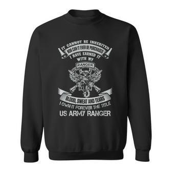 Own It Forever The Title Us Army Ranger Veteran Sweatshirt - Seseable