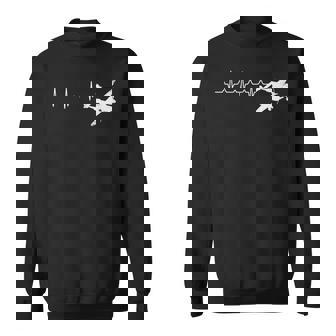 P-38 Lightning Heartbeat | Air Force Military Veteran Sweatshirt - Seseable