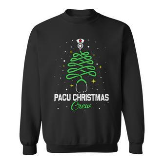 Pacu Christmas Crew Cute Christmas Tree Xmas Lights Nurse Men Women Sweatshirt Graphic Print Unisex - Seseable