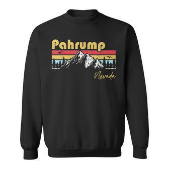 Pahrump Nevada Roots Hometown Vintage Home State Pride Men Women Sweatshirt Graphic Print Unisex - Seseable