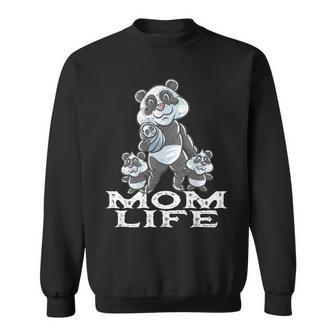 Panda-Bär Mom Life Beste Mama Mutter Muttertag Pandas Sweatshirt - Seseable