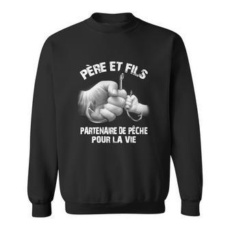 Papa Et Fils Partenaire De Pêche Sweatshirt - Seseable