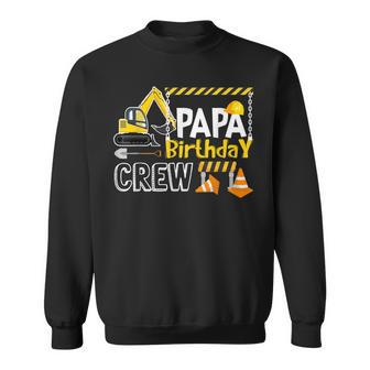 Papa Geburtstag Crew Bauhemden Geschenk Geburtstag Sweatshirt - Seseable