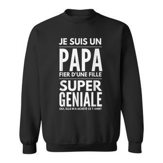 Papa Mädchen Sweatshirt für Herren, Witzig zum Geburtstag - Seseable