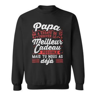 Papa Zum Vatertag Geschenk Für Papa Geburtstag Vater V3 Sweatshirt - Seseable