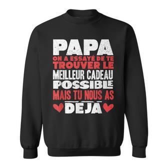 Papa Zum Vatertag Geschenk Für Papa Geburtstag Vater V4 Sweatshirt - Seseable