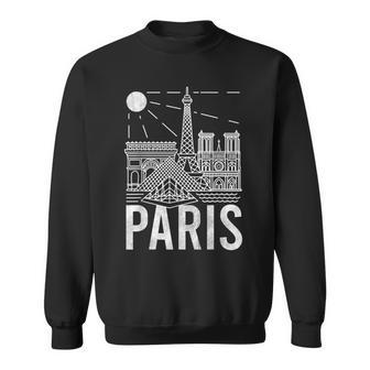 Paris Paris Tourist France Lover Paris Sweatshirt | Mazezy