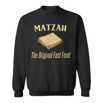 Passover Matzah The Original Fast Food Matzo Ball Sweatshirt | Mazezy UK