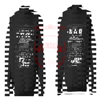 Pathak Blood Runs Through My Veins Sweatshirt - Seseable